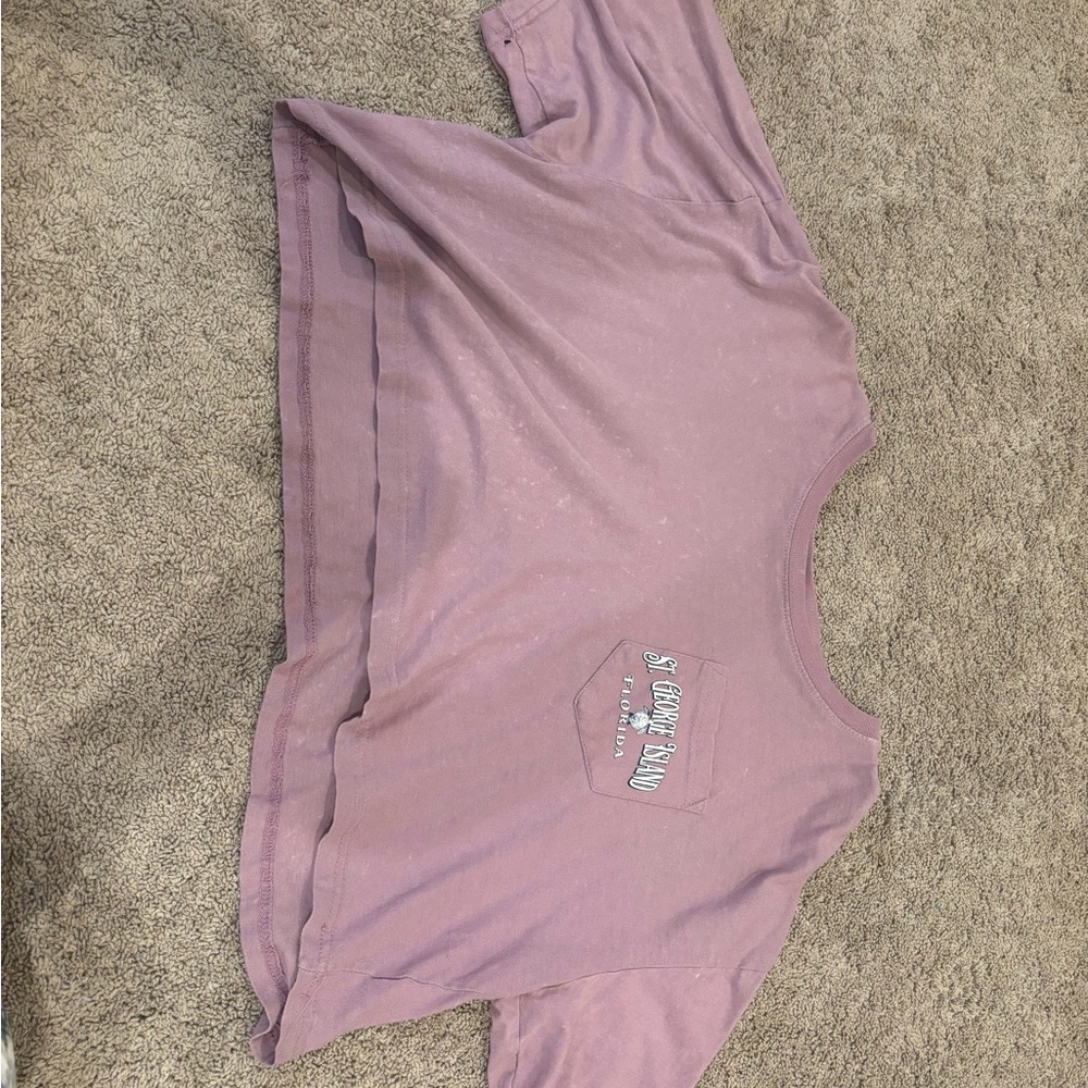 Pink Graphic Crop Top